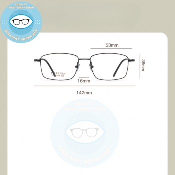 Gọng kim loại mã 6228